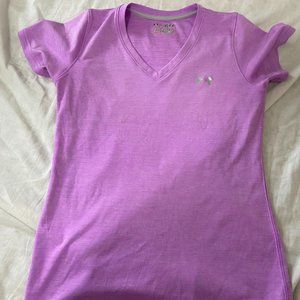 Under Armour Purple Workout T-Shirt.